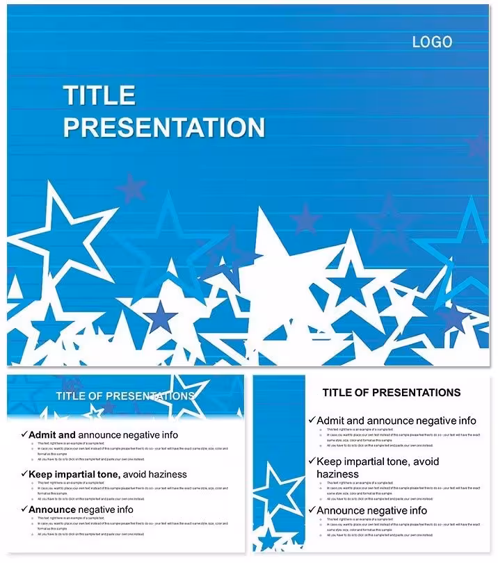 Star World Talent Showcase PowerPoint Template
