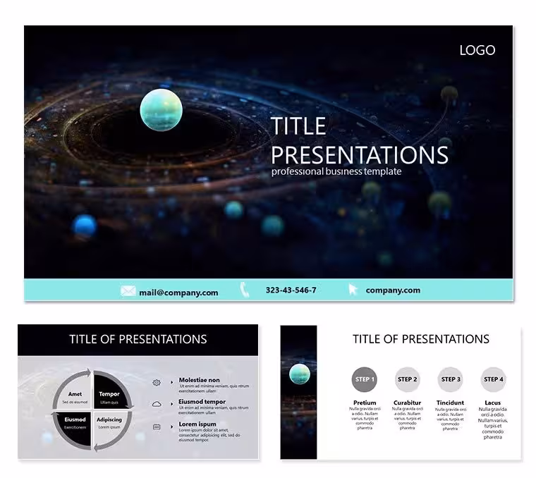 Planetarium PowerPoint Template for Science