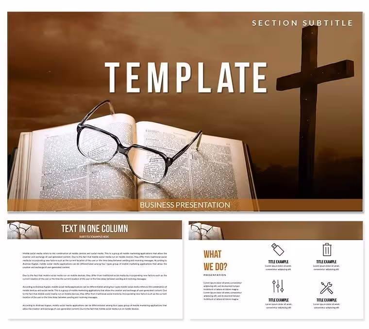 Religious Knowledge Keynote templates