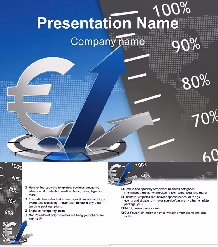 Euro Rate Analysis Keynote Template Design