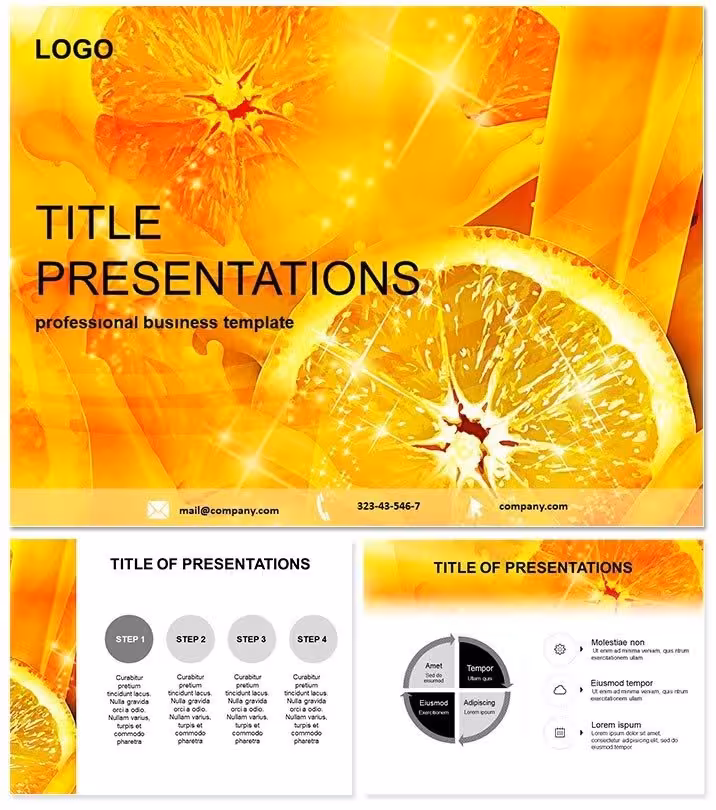Lemon Juice Keynote Template