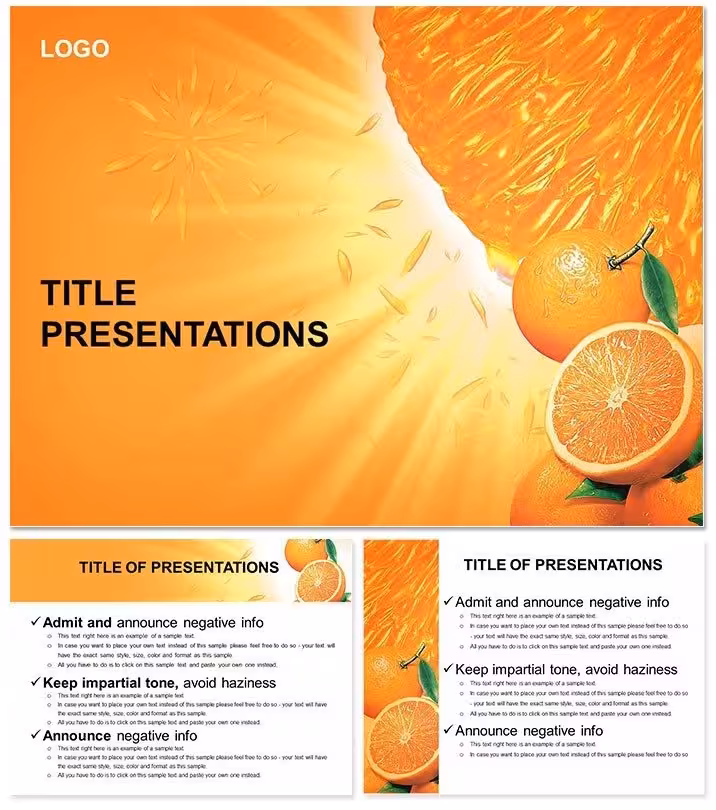 Apelsin PowerPoint Template: Juice Up Your Health Presentations