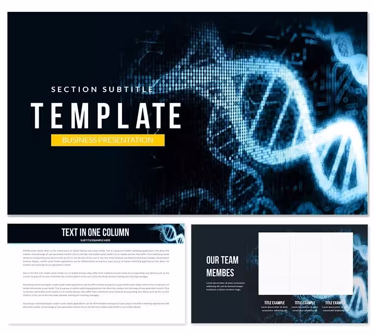 Gene Artificial Intelligence Keynote template - themes