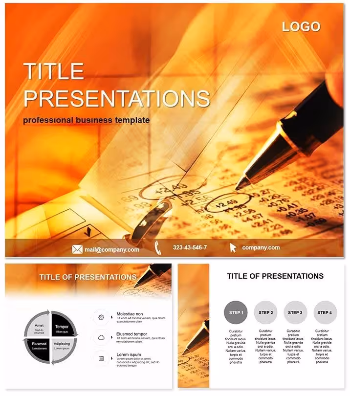 Financial Analysis PowerPoint Template Mastery
