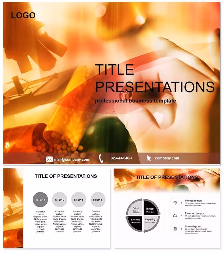 Pill Manufacturing Keynote Template Pro