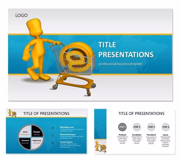 Shopping Cart PowerPoint Template