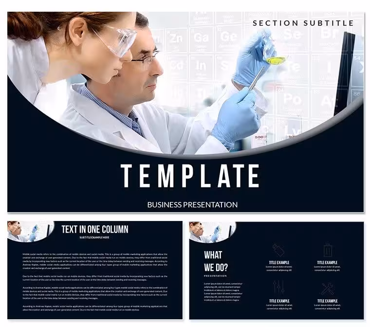 Laboratory Diagnosis Keynote templates - Themes