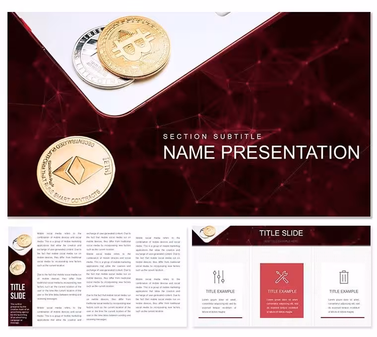 Bitcoin Miners Make Money Keynote Template for Presentations