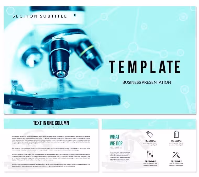 Molecular Markers Keynote templates - Themes
