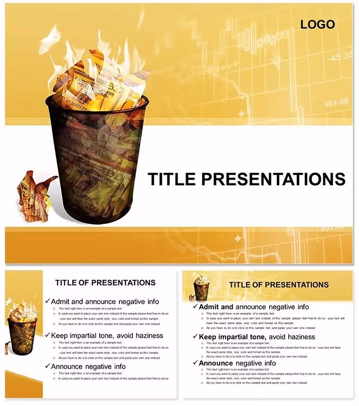 Stock Market Risks Keynote Template