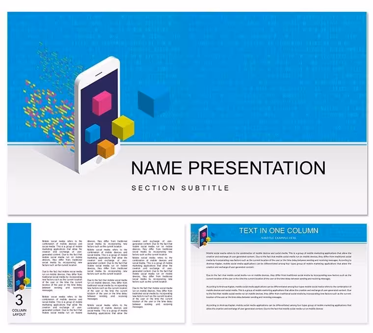 Mobile App Development Company Keynote Template