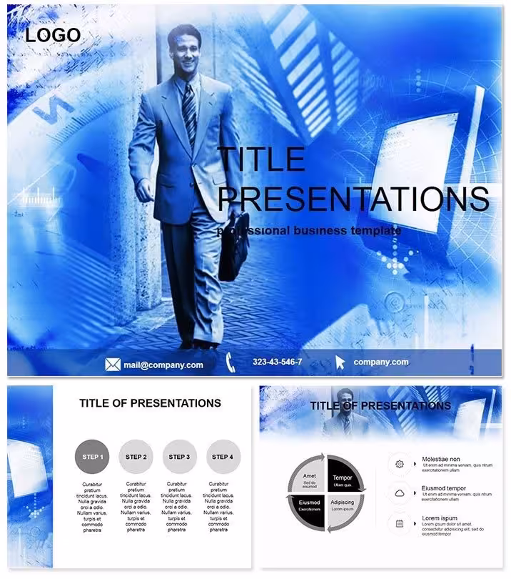 Professional Job Manager Keynote Template: Orchestrate Impact