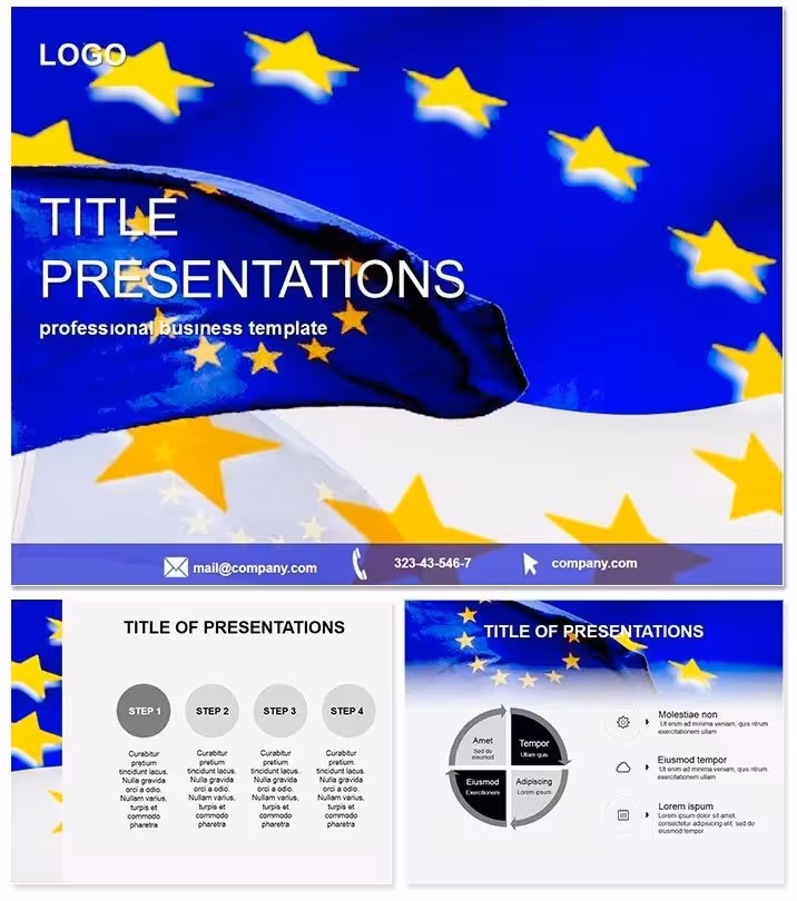 Dynamic EU Flag Keynote Template for Unified Narratives