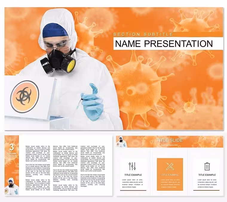 Virus Outbreak Keynote Template | Keynote Template for Viral Outbreaks