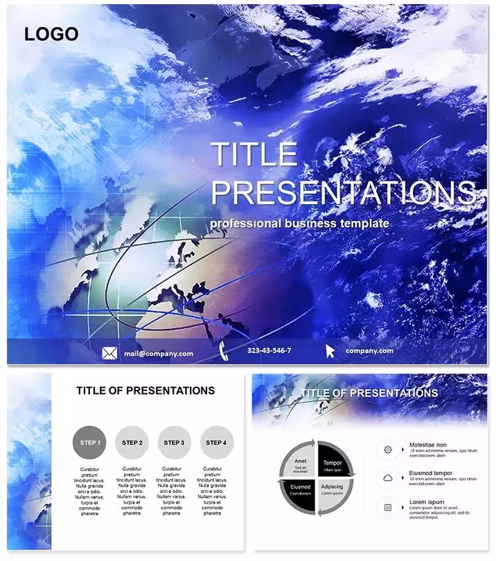 Explore New Horizons: Earth from Space Keynote Template