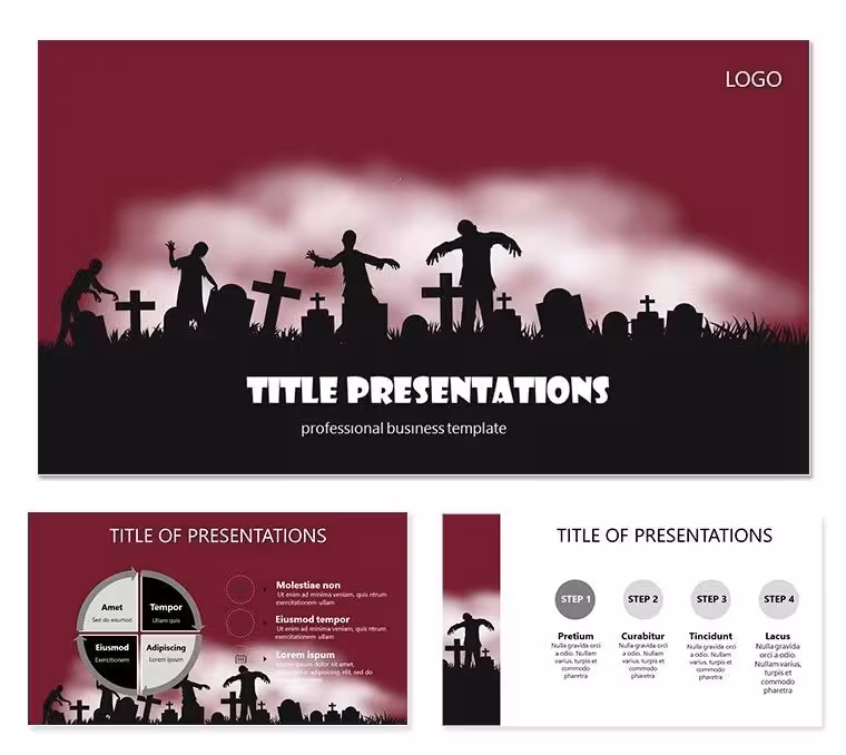 Halloween Monsters-themed PowerPoint Template