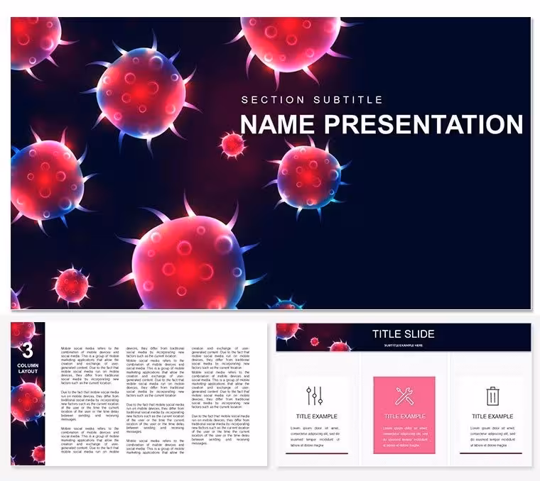 Virus Infection Symptoms Keynote Presentation Template - Download
