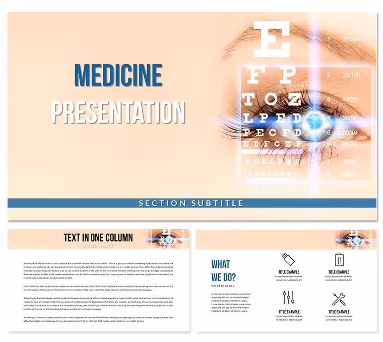 Laser Vision Correction Keynote Template