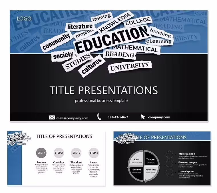 List Education Keynote template