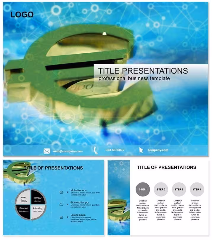 Euro Currency PowerPoint Template: Currency Your Financial Narrative