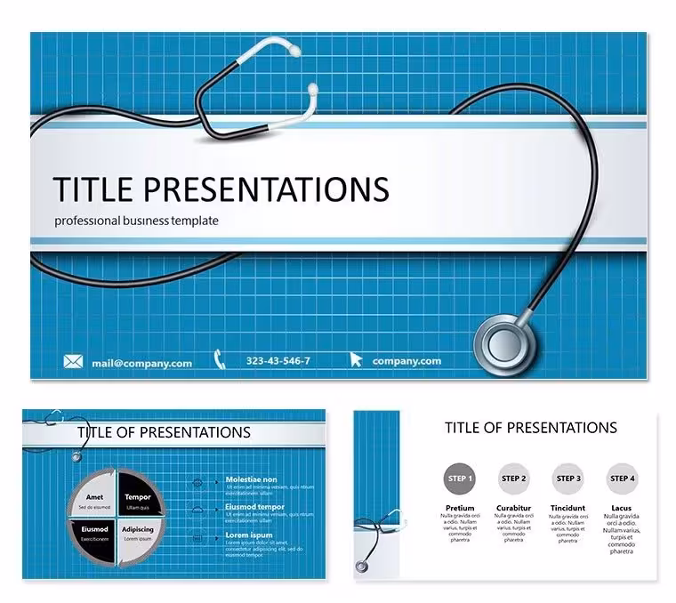 Stethoscope PowerPoint template