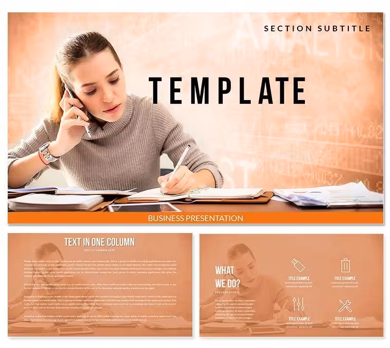 Client Relationship Consultant Keynote template