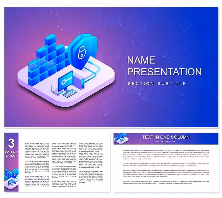 Security Systems Template for Keynote Presentation