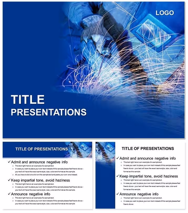 Welding Methods PowerPoint Template: 28 Diagrams