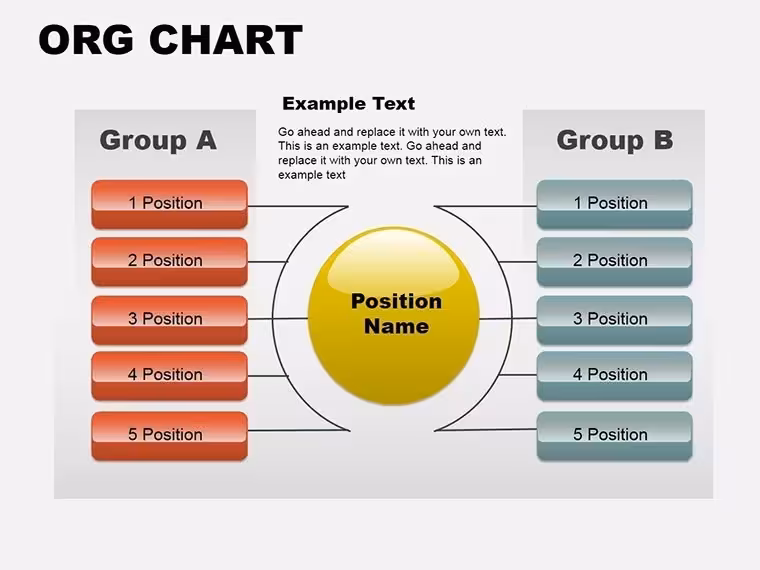Org Management Structure Keynote Charts: Build Hierarchies with Ease