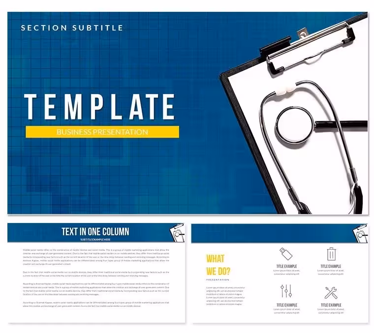 Obtaining Medical Records Keynote templates - Themes