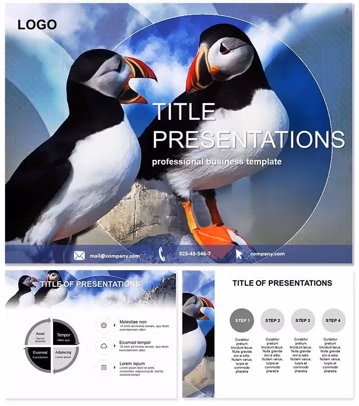 Atlantic Puffin PowerPoint Template