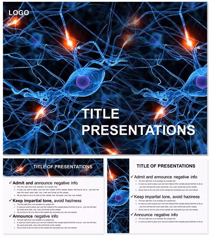 Brain Neurons PowerPoint Template: Sparking Synaptic Insights