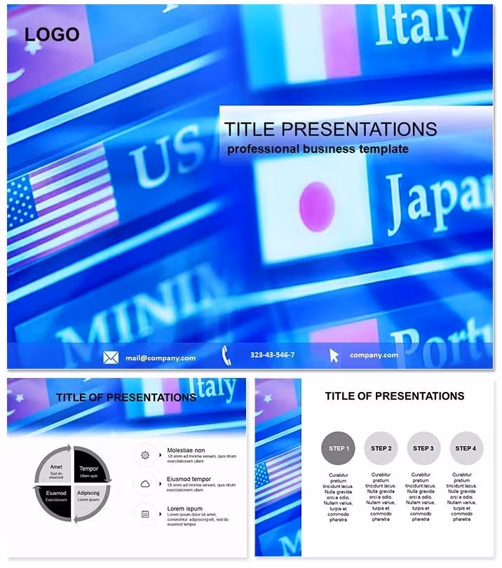 Developing Countries Global PPT Template
