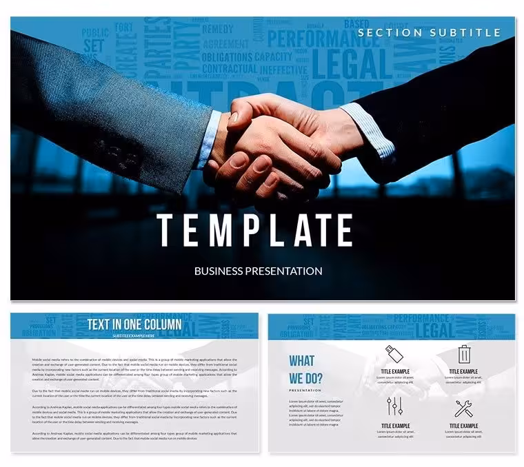 Business Relationship Keynote templates
