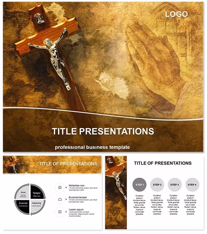 Christian Faith PowerPoint Template: Illuminate Eternal Truths