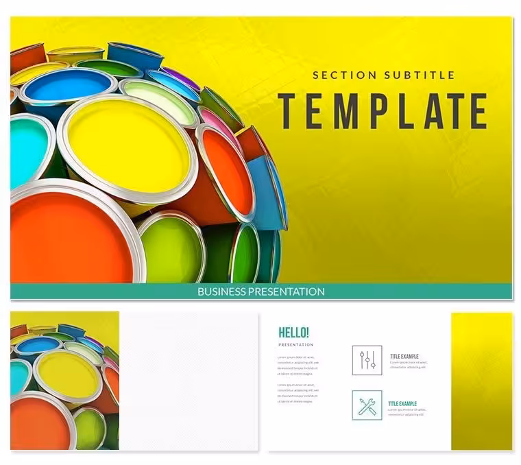 Paints Price Keynote Template: Precision for Repair and Pricing