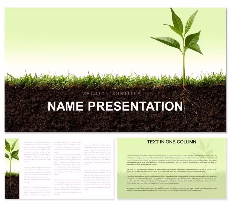 Growth and Development Keynote Template for Businesses