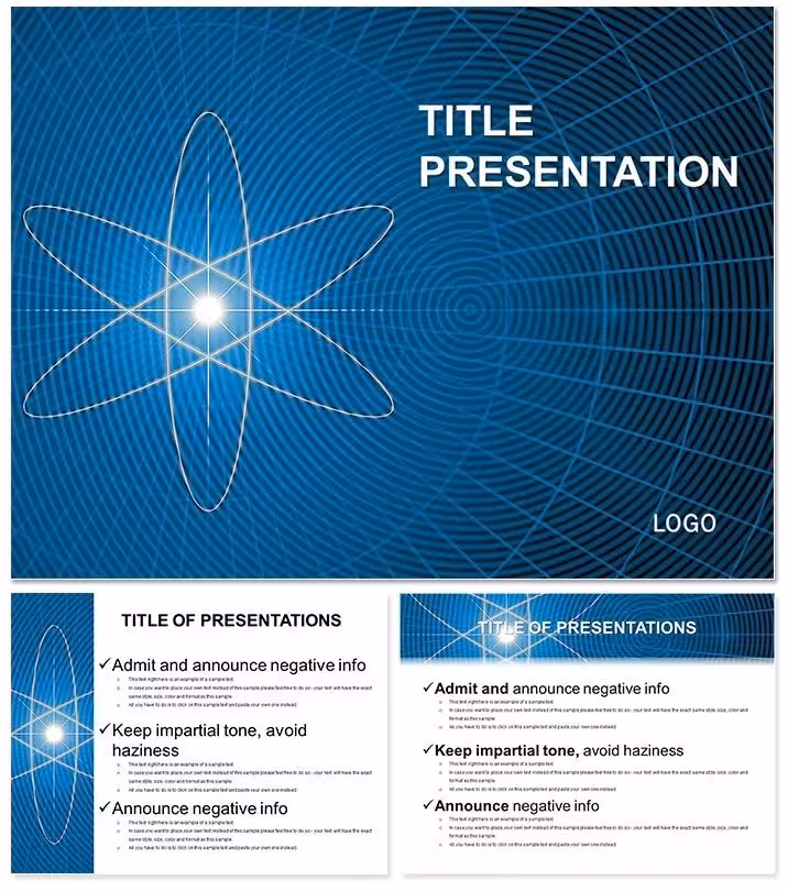 Atom Structure Keynote Themes & Templates