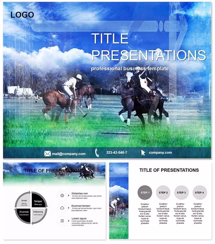 Dynamic Championship Polo PowerPoint Template