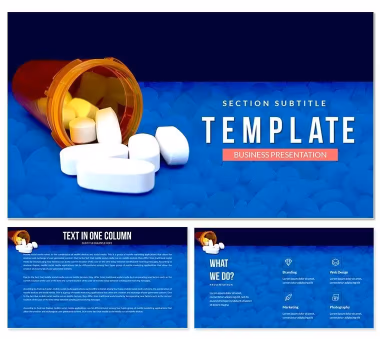 Vitamin Supplements Keynote template