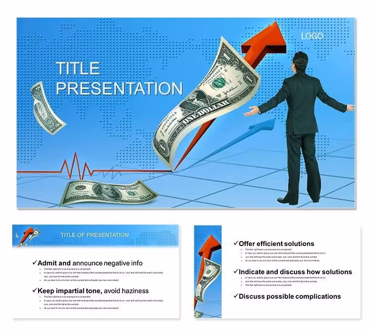 Exchange Rate PowerPoint Template for Markets