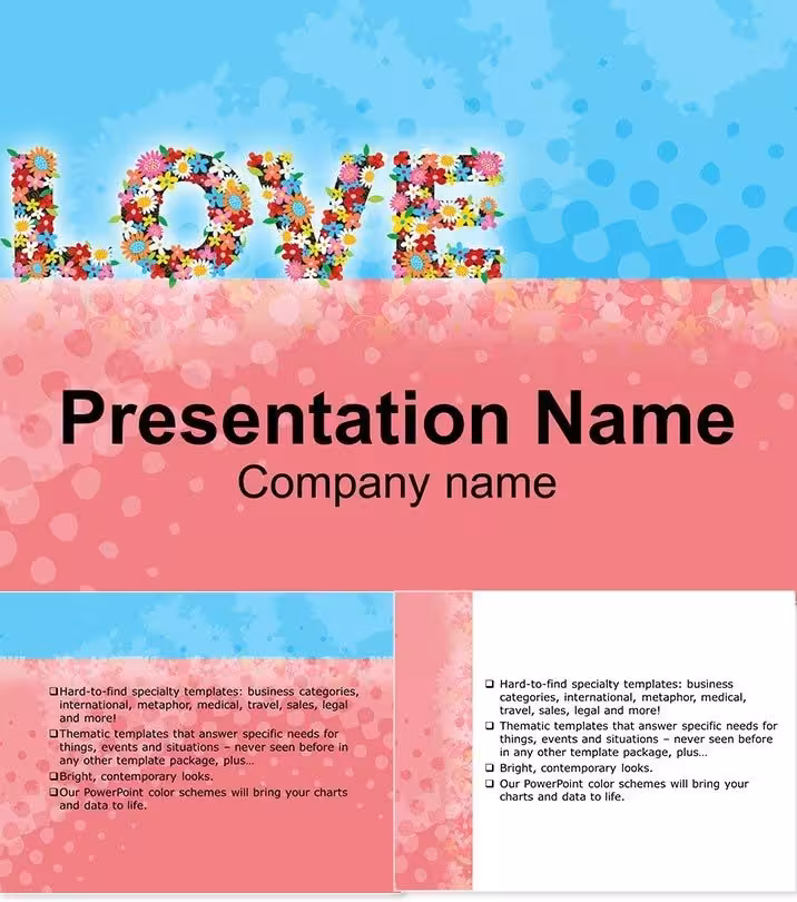 Romantic Love PowerPoint Template