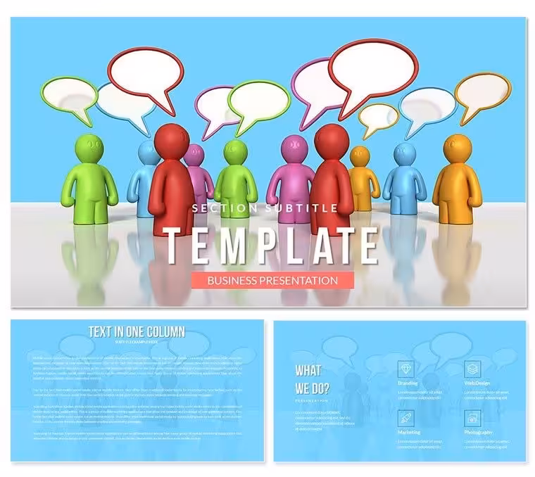 HR Management Pros Cons Keynote Template