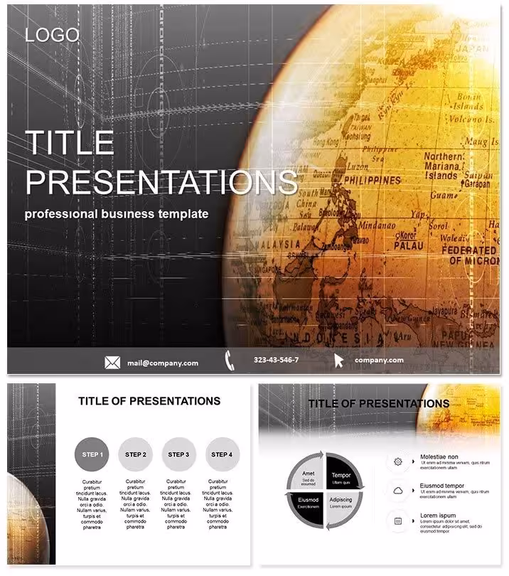 Earth Globe Keynote Template for Nature Talks
