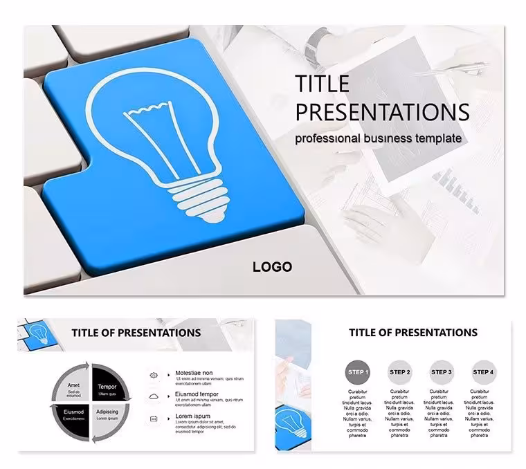 Marketing Ideas PowerPoint Template: Spark Strategies That Stick