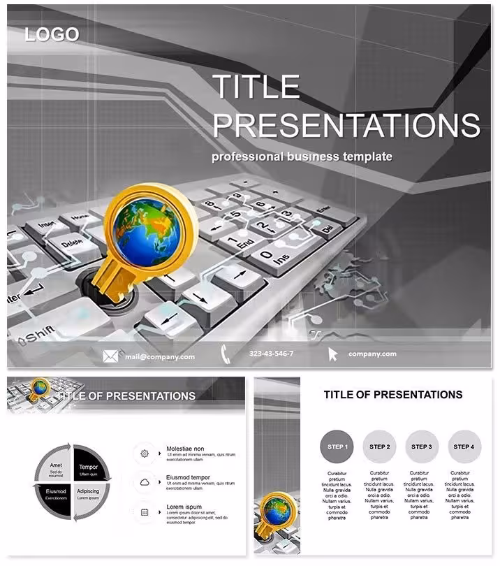 Computer Lessons PowerPoint Template