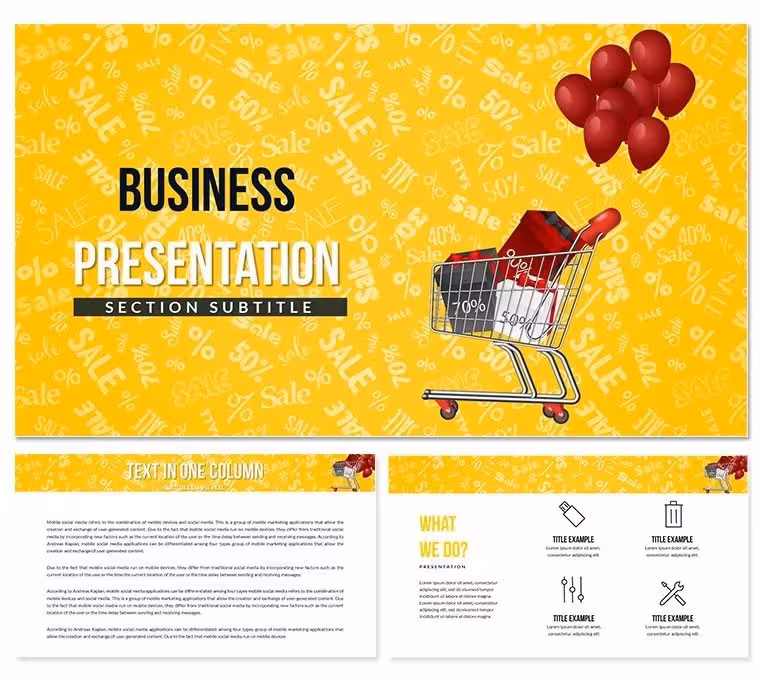 Black Friday Sale Keynote Themes - Presentation Template