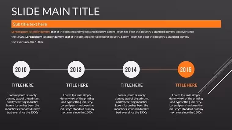 Business Slideshow Keynote Charts Template