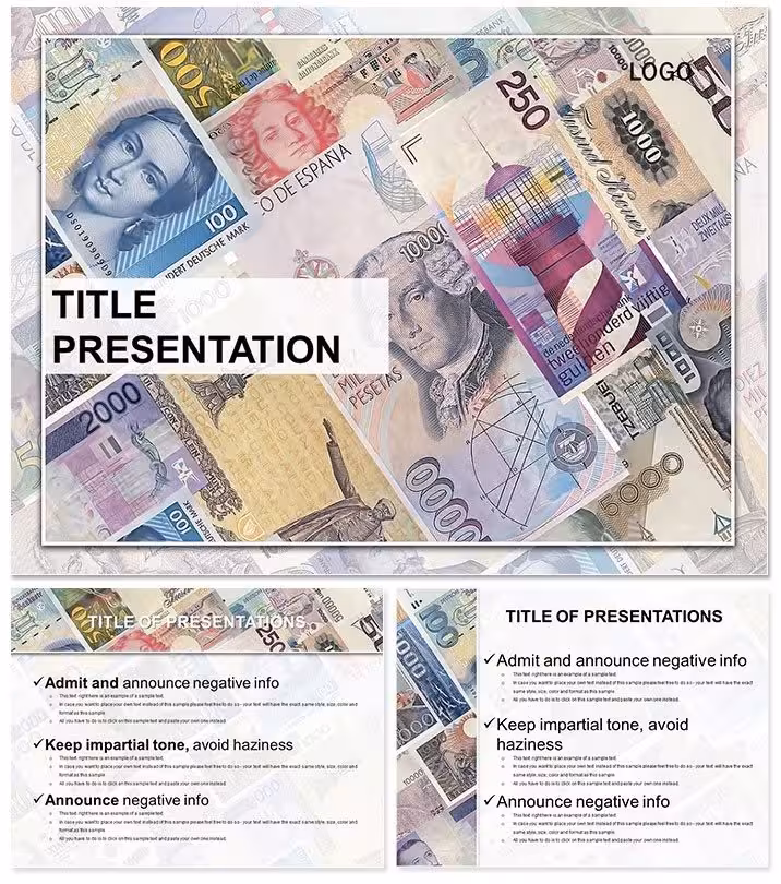 Global Money Flow PowerPoint Templates