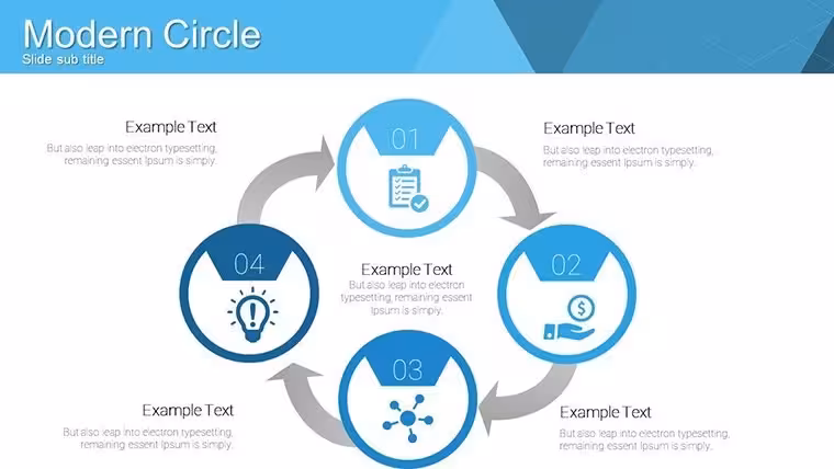 14 Analytical Circles - Editable Keynote | ImagineLayout